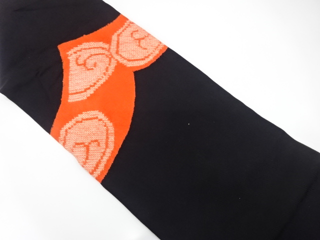 JAPANESE KIMONO / ANTIQUE NAGOYA OBI / SILK / SHIBORI / ARABESQUE